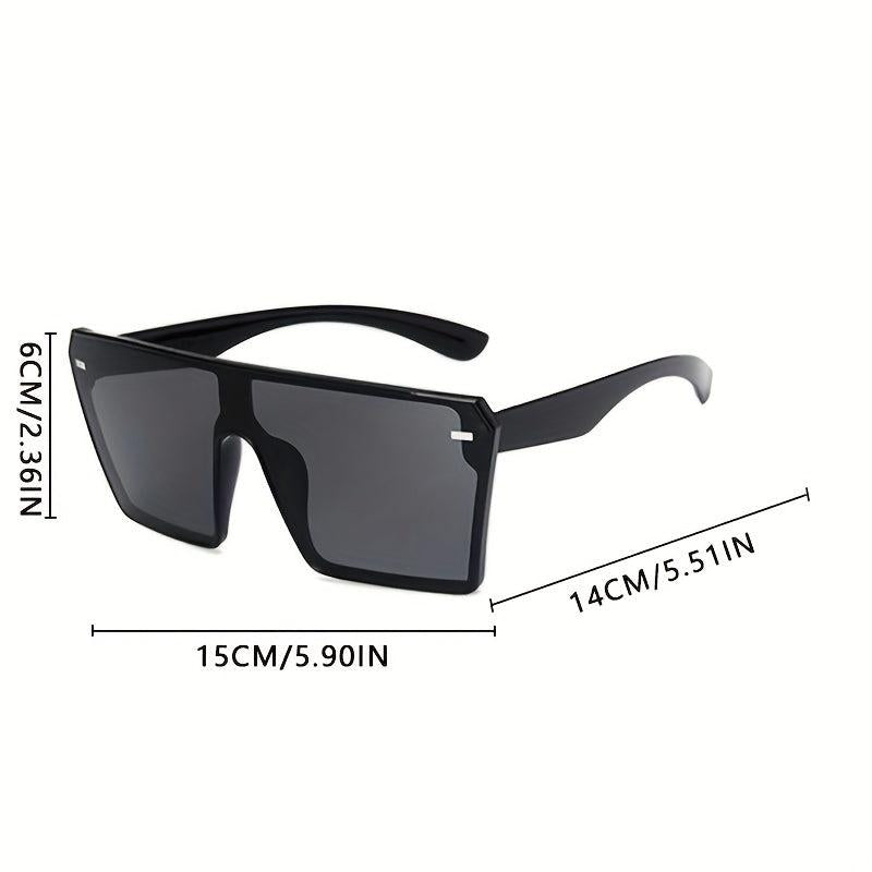 Large One Piece Sunglasses Mirror Lens for Driving Beach Party UV400