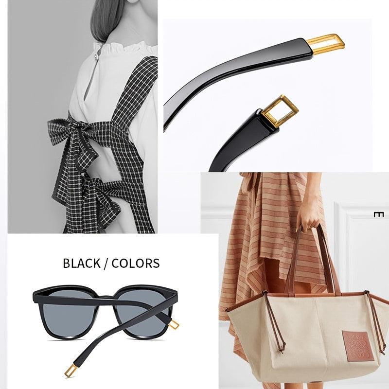 Oversized Round Sunglasses Women Driving Hiking Outdoor Eyewear