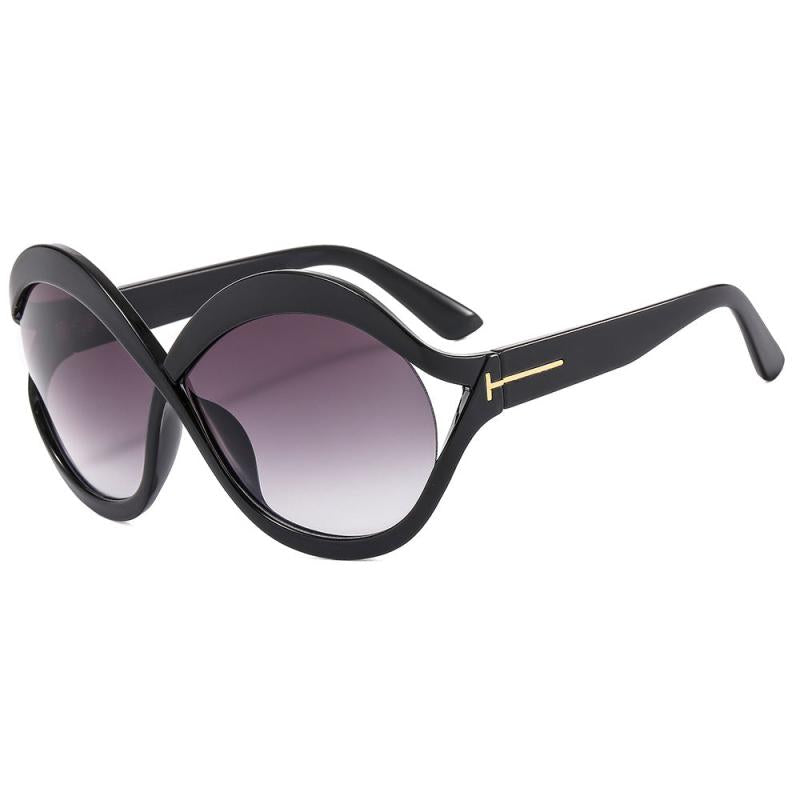 Vintage Oversize Frame Lady Sunglasses