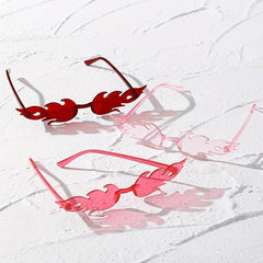 Fire Flame Sunglasses Y2K Candy Sun Shades Beach Party UV400