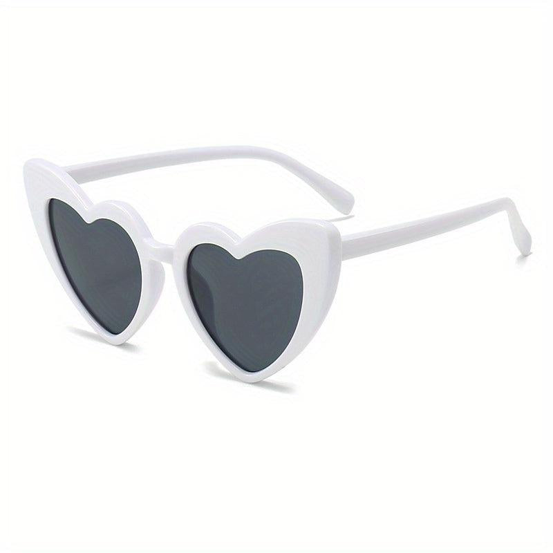Y2K Heart Sunglasses Party Club Beach Sun Shades Decorative Glasses