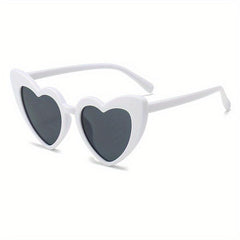 Y2K Heart Sunglasses Party Club Beach Sun Shades Decorative Glasses