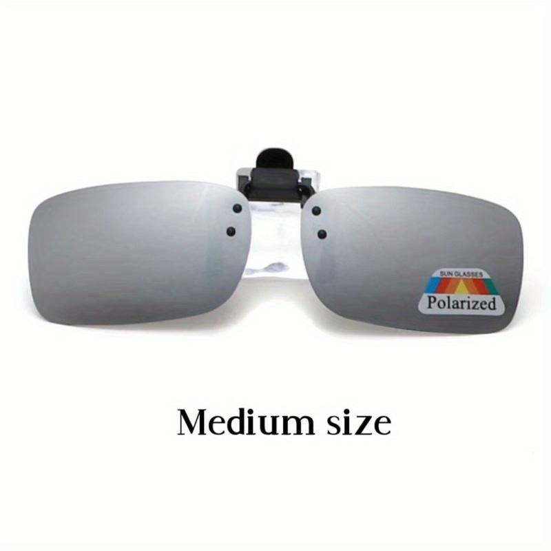 Clip On Glasses Polarized Lens Flip Up Sunglasses UV400