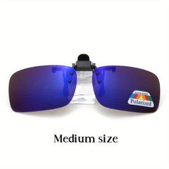 Clip On Glasses Polarized Lens Flip Up Sunglasses UV400