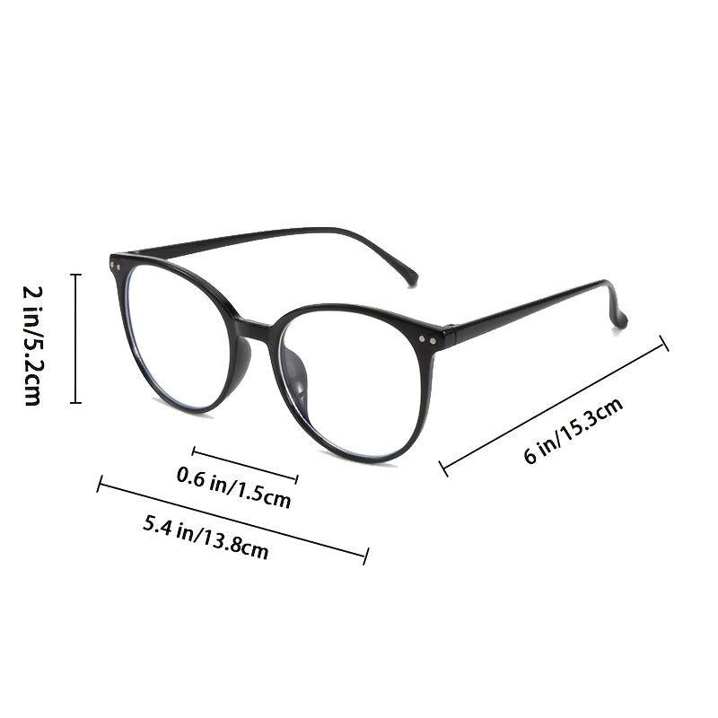 Round Frame Light Blocking Glasses for Men & Women