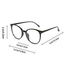 Round Frame Light Blocking Glasses for Men & Women
