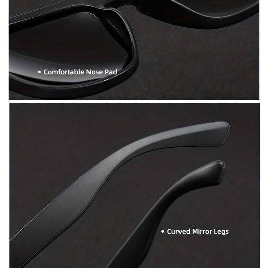 Polarized Sunglasses Red Frame UV400 Sun Glasses