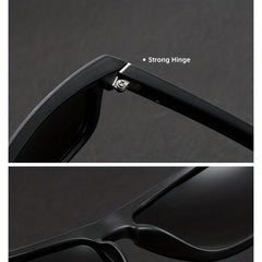 Polarized Sunglasses Red Frame UV400 Sun Glasses