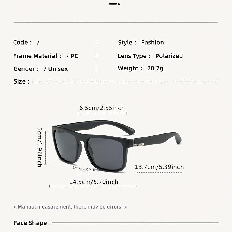 Polarized Sunglasses Red Frame UV400 Sun Glasses