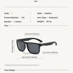 Polarized Sunglasses Red Frame UV400 Sun Glasses