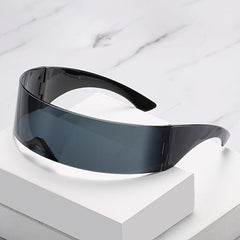 80s Cyber Visor Sunglasses Unisex Punk Style