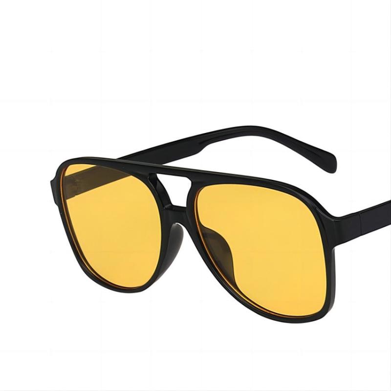 Vintage Oversized Square Polarized Sunglasses