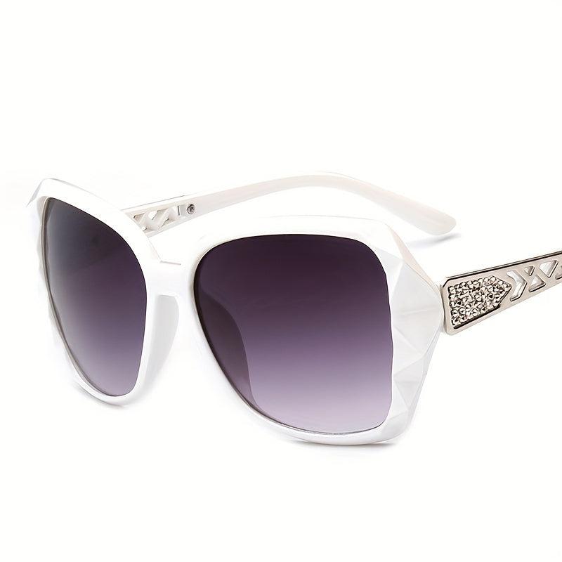 Women's Large Cat Eye Sunglasses Jelly Frame Gradient Glasses UV400