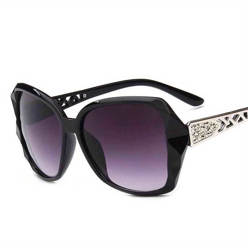 Women's Large Cat Eye Sunglasses Jelly Frame Gradient Glasses UV400