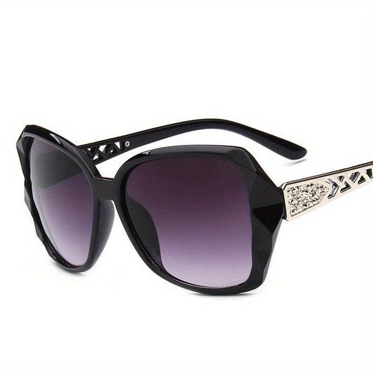 Women's Large Cat Eye Sunglasses Jelly Frame Gradient Glasses UV400