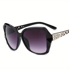 Women's Large Cat Eye Sunglasses Jelly Frame Gradient Glasses UV400