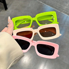 Y2K Rectangle Frame Sunglasses UV400