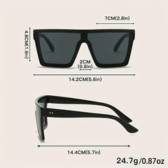 Large Square Sunglasses UV400 Sun Shades Glasses
