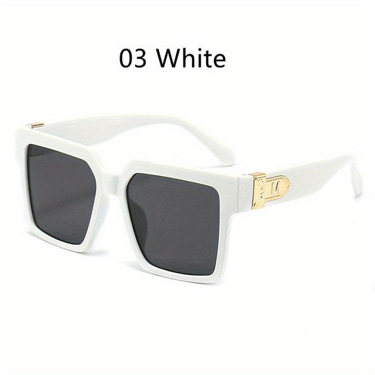 Vintage Square Sunglasses Gradient Punk Eyewear