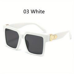 Vintage Square Sunglasses Gradient Punk Eyewear