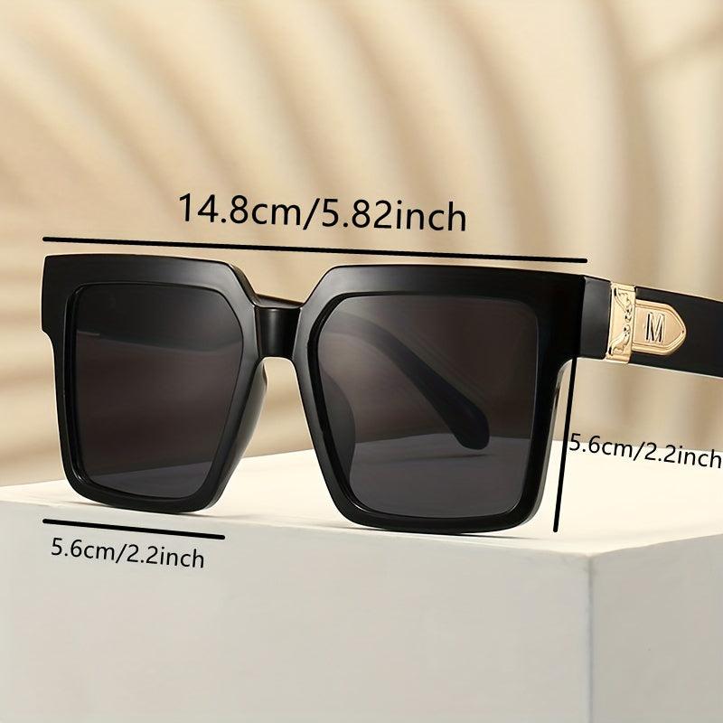 Vintage Square Sunglasses Gradient Punk Eyewear