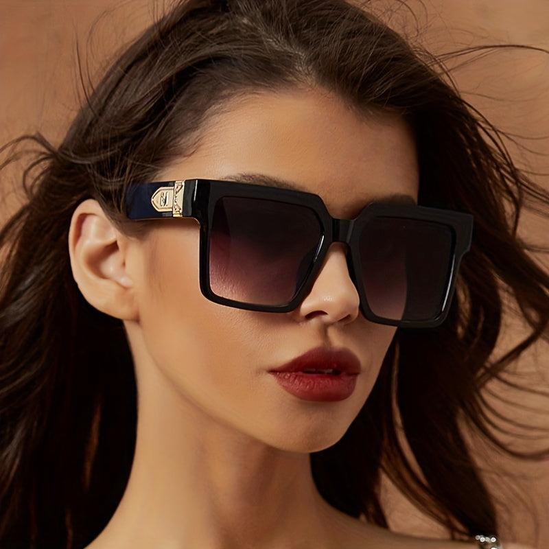Vintage Square Sunglasses Gradient Punk Eyewear