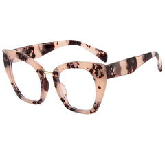 Cat Eye Print Glasses Frames for Women