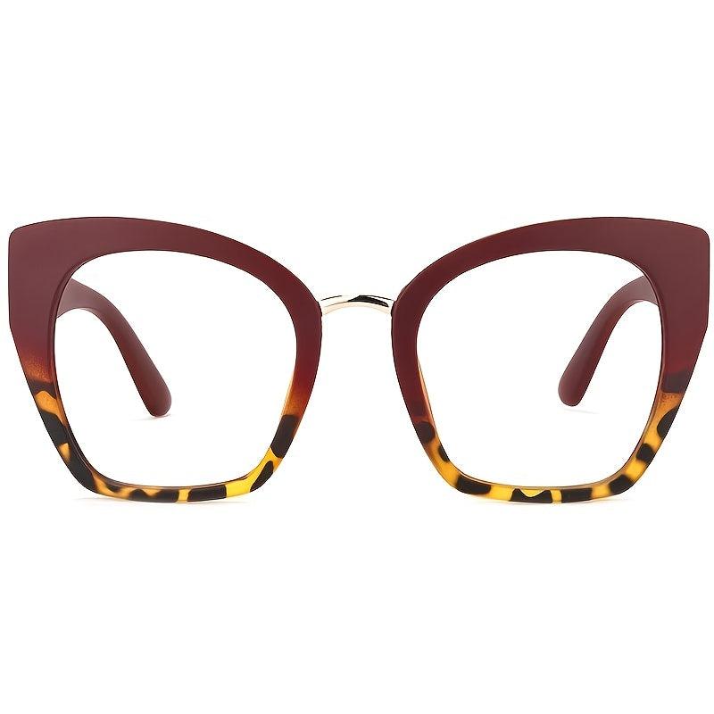Cat Eye Print Glasses Frames for Women