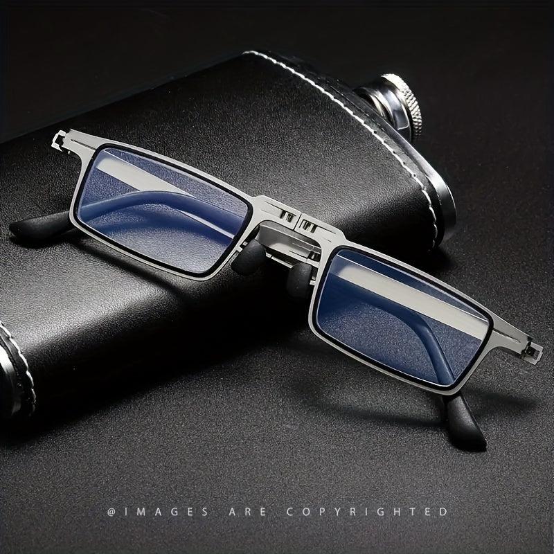 Folding Presbyopia Men's Ultra light Anti fatigue Glasses