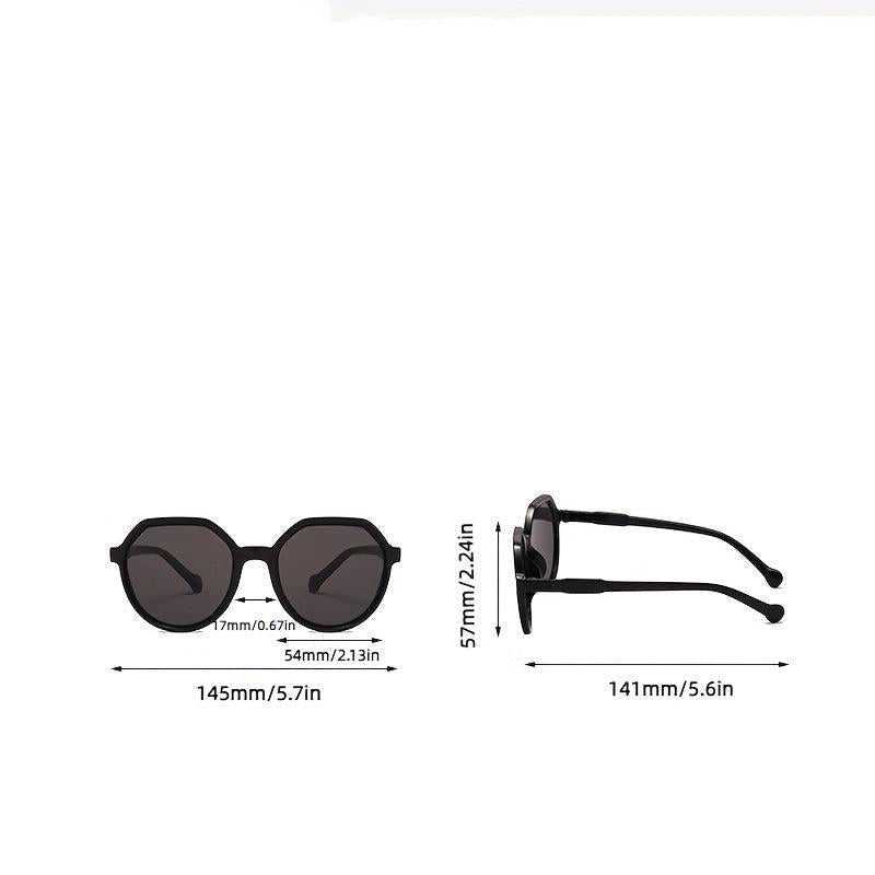 Polygonal Sunglasses Jelly Anti Glare UV400