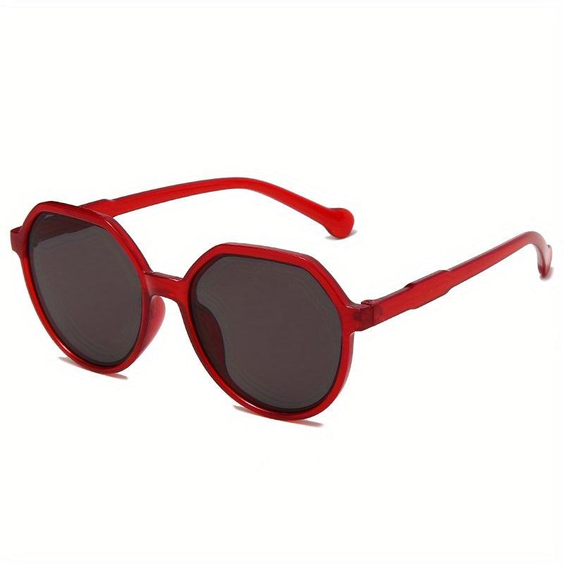 Polygonal Sunglasses Jelly Anti Glare UV400