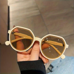 Polygonal Sunglasses Jelly Anti Glare UV400