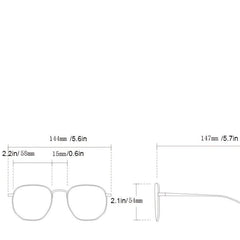 Square Oversized Light Blocking Glasses Relieve Eye Fatigue