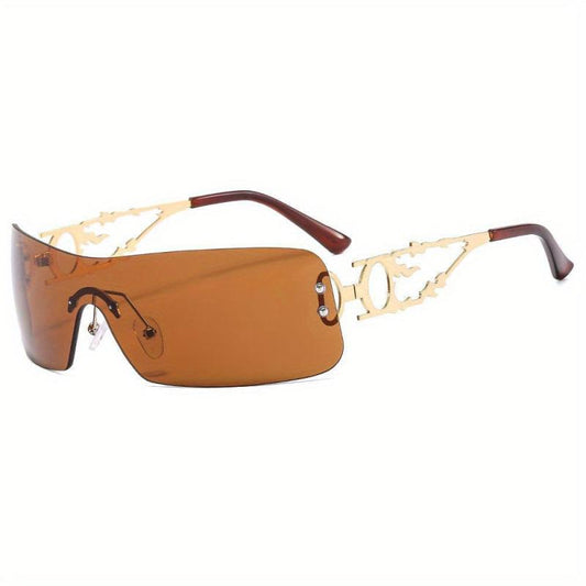 Y2K Gradient Lens Wrap Sunglasses UV400