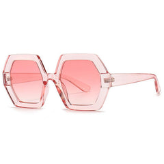 70s Vintage Oversized Hexagon Sunglasses Women
