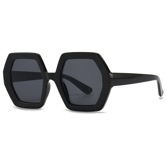 70s Vintage Oversized Hexagon Sunglasses Women