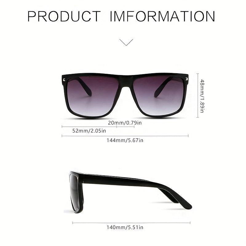 Oversized Square Sunglasses Gradient Glasses UV400