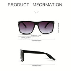 Oversized Square Sunglasses Gradient Glasses UV400
