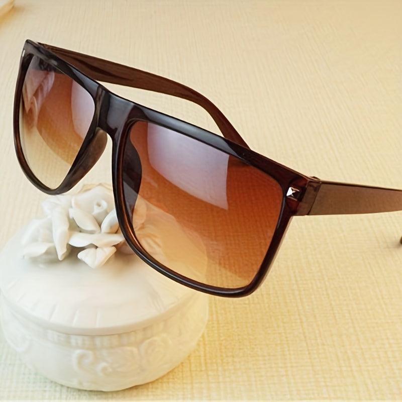 Oversized Square Sunglasses Gradient Glasses UV400