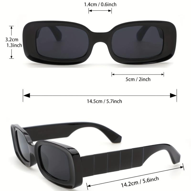 Square Frame Sunglasses Y2K Rectangle Sunglasses For Men