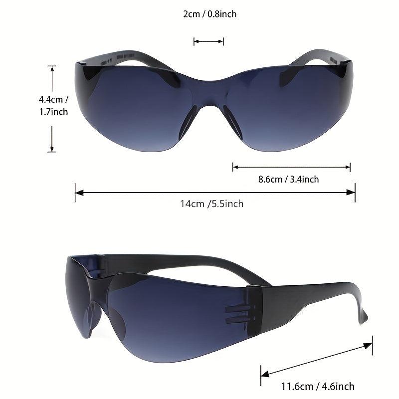Y2K Wrap Around Sunglasses For Women Men Futuristic Party Club Glasses