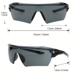 Y2K Wrap Around Sunglasses Photochromic UV400 Sun Shades