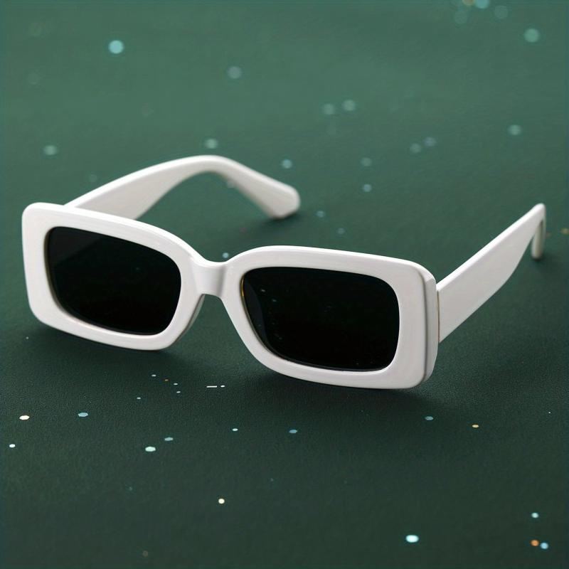 Y2K Rectangle Frame Sunglasses Anti Glare UV400