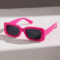 Y2K Rectangle Frame Sunglasses Anti Glare UV400
