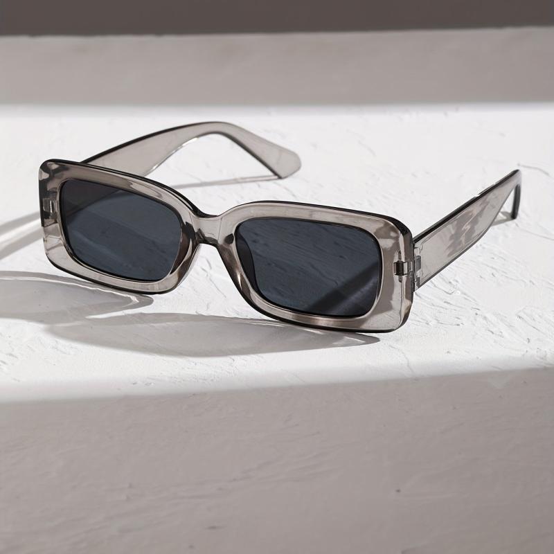 Y2K Rectangle Frame Sunglasses Anti Glare UV400