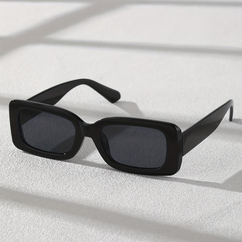 Y2K Rectangle Frame Sunglasses Anti Glare UV400