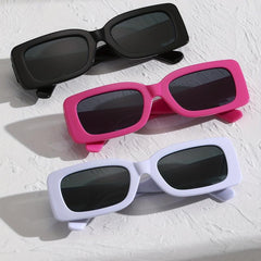 Y2K Rectangle Frame Sunglasses Anti Glare UV400