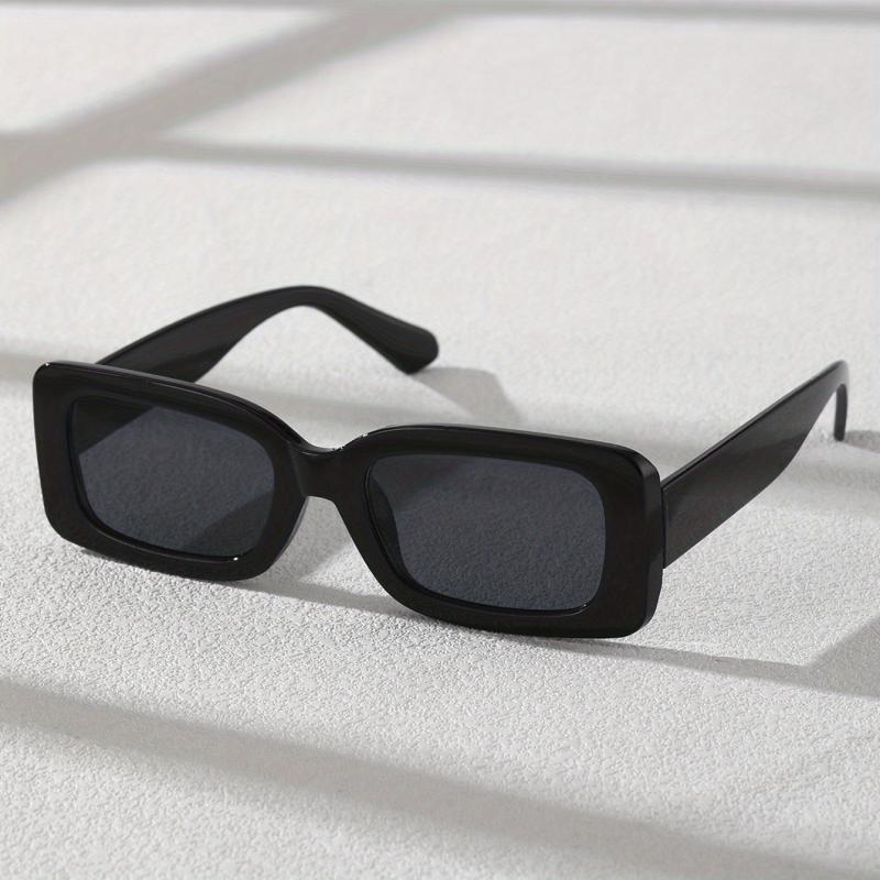Y2K Rectangle Frame Sunglasses Anti Glare UV400