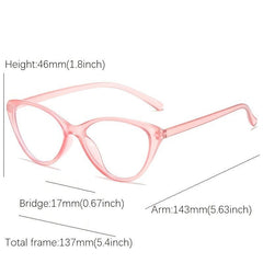 Cat Eye Light Blocking Glasses for Women Unisex