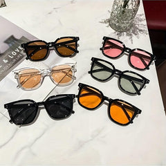Men's Square Frame Sunglasses Aluminum AC 100 UV Protection